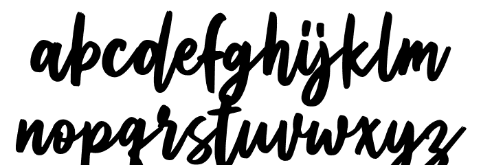 Twistko Font LOWERCASE