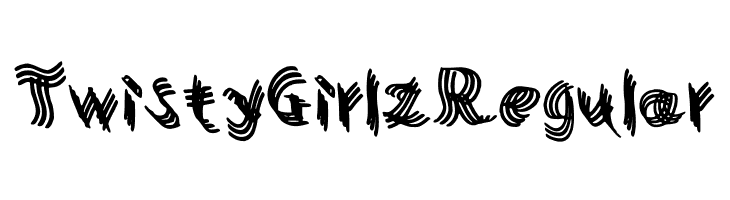 Twisty Girlz Regular  Скачать бесплатные шрифты