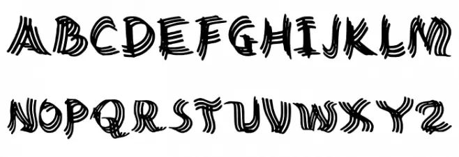 Twisty Girlz Regular Font Litere mari