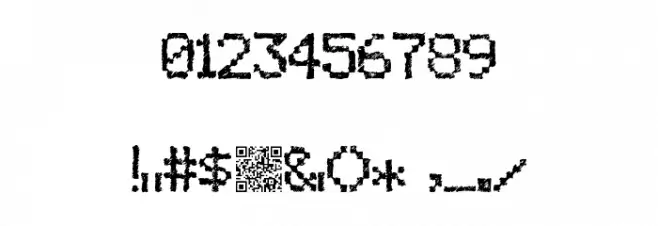 TwistyPixel Font OTHER CHARS