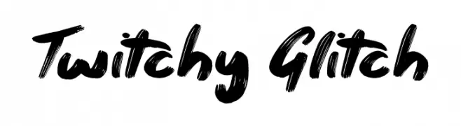Twitchy Glitch Caratteri