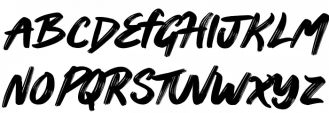 Twitchy Glitch Caratteri MAIUSCOLE