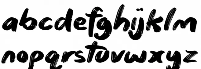 Twitchy Glitch Caratteri MINUSCOLO