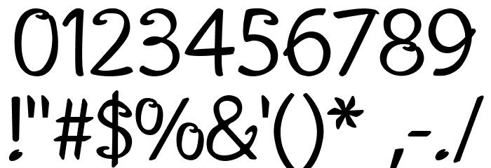 Twitchy Font OTHER CHARS