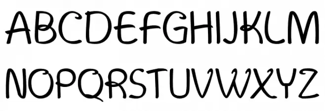 Twitchy 字体 大写