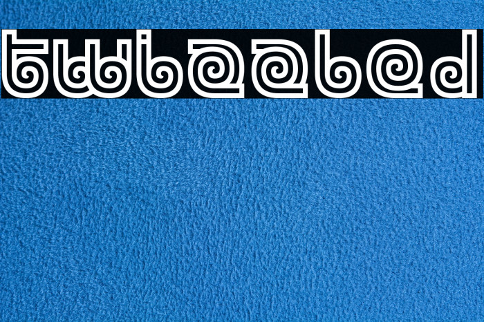 Twizzled Font examples