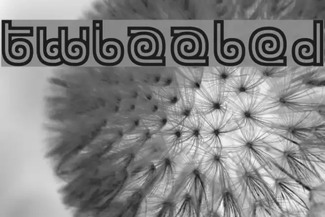 Twizzled Font examples