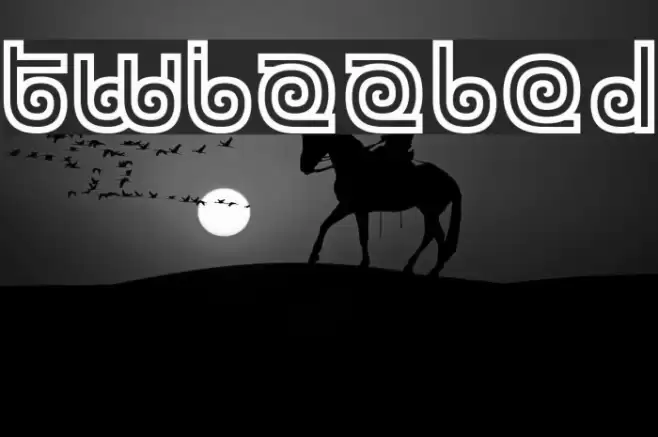 Twizzled Font examples