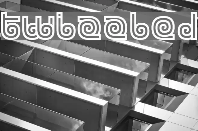 Twizzled Font examples