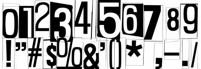 Two Down, One to Go Font OTHER CHARS