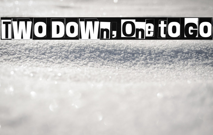 Two Down, One to Go Example 2