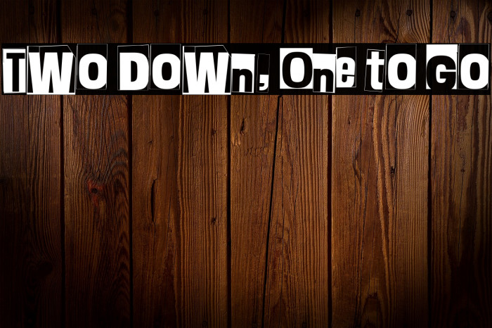 Two Down, One to Go Example 3