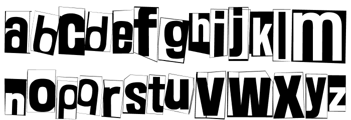 Two Down, One to Go Font LOWERCASE