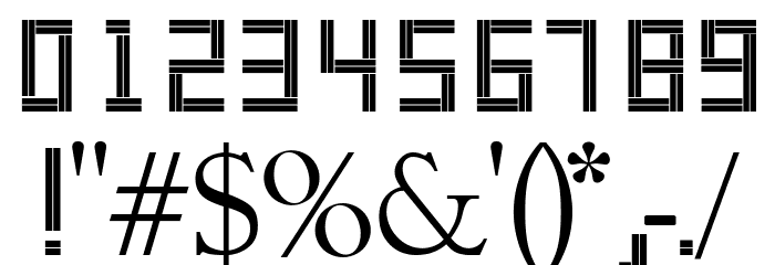 Two Draw World Font OTHER CHARS