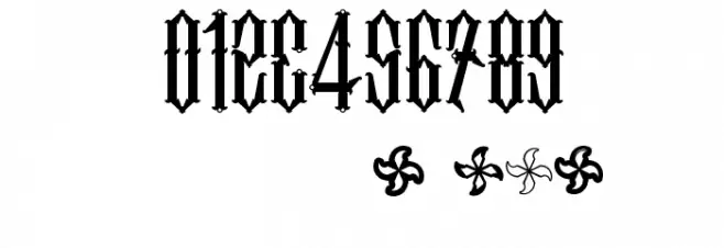 Two Fingers King Light Font OTHER CHARS