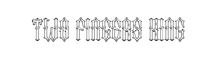 Two Fingers King Font