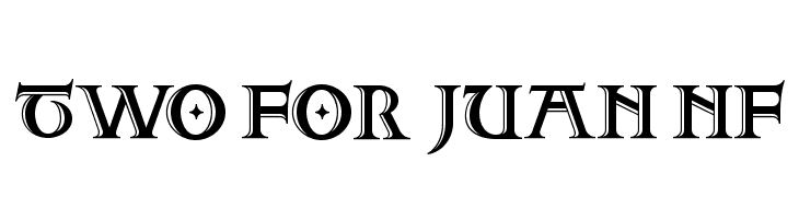 Two For Juan NF  les polices de caractères gratuit tlcharger