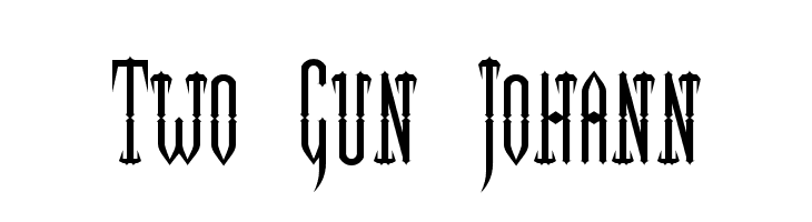 Two Gun Johann  font caratteri gratis