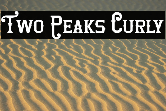 Two Peaks Curly Example 2
