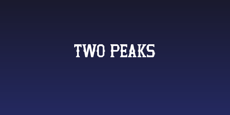 Two Peaks Social Header