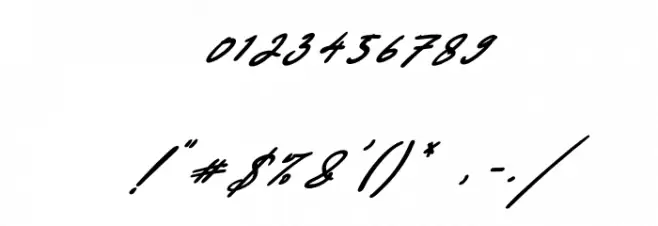 Two Queen Italic Font OTHER CHARS