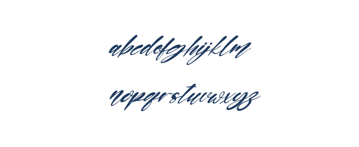 Two Queen Italic Lowercase