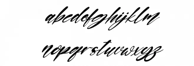 Two Queen Italic 字体 小写