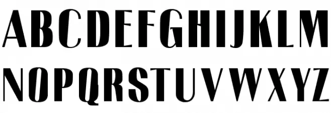 Two Tones Schriftart Groß