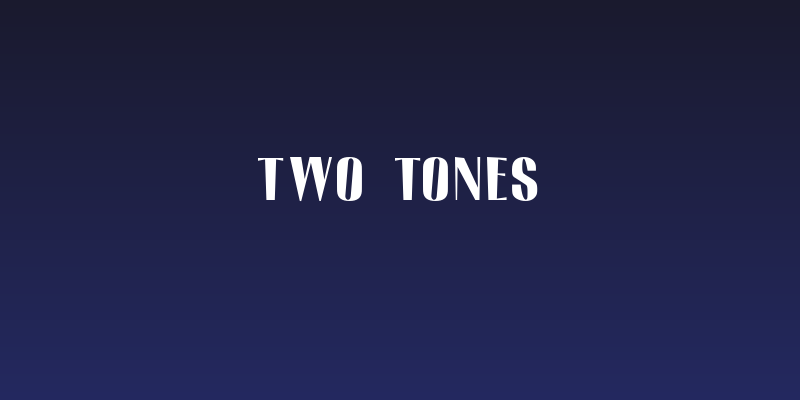 Two Tones Social Header