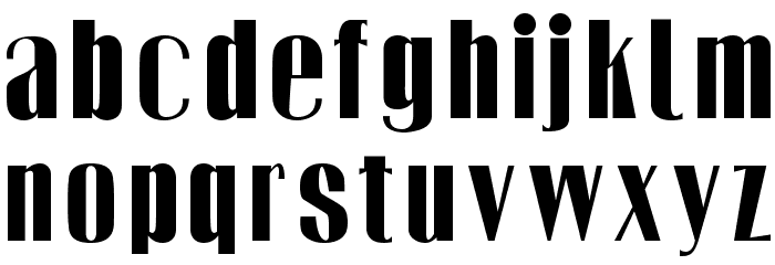 Two Tones Font LOWERCASE