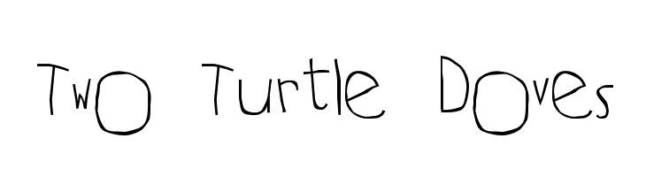 Two Turtle Doves  免费字体下载