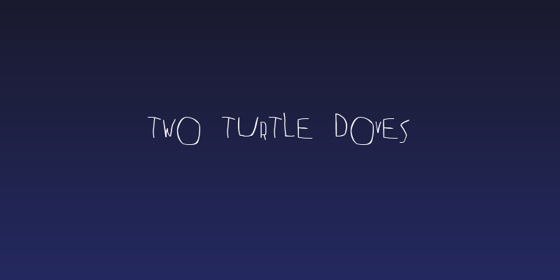 Two Turtle Doves Social Header