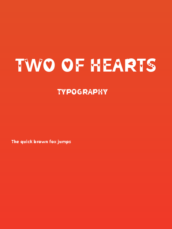 Two of Hearts Poster
