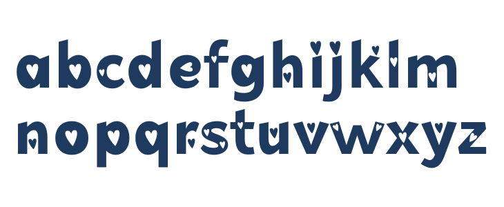 Two of Hearts Lowercase