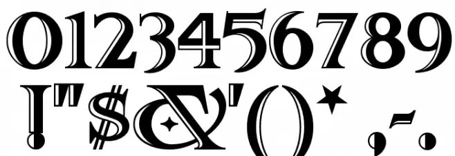 TwoForJuanNF Font Alte caractere