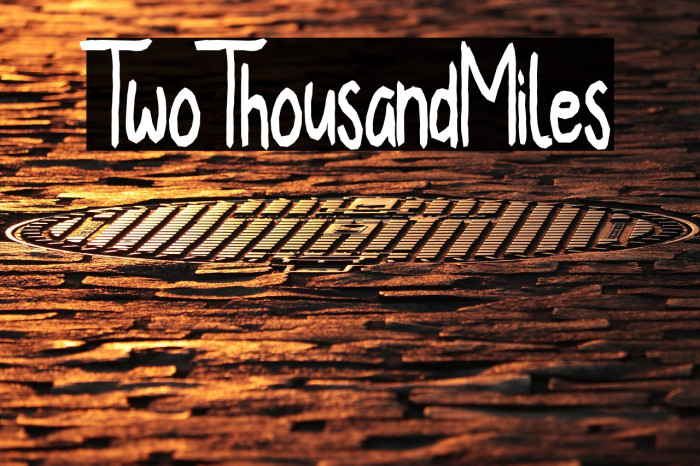 TwoThousandMiles Example 2