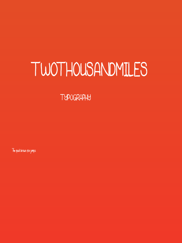 TwoThousandMiles Poster