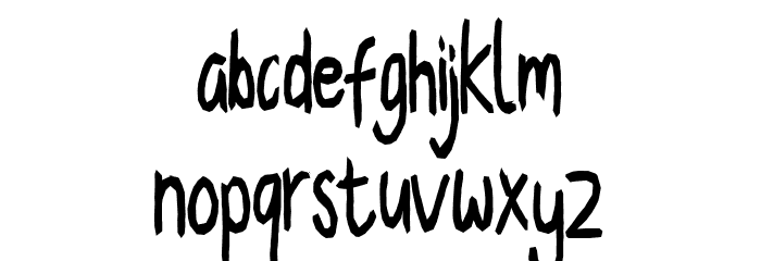 TwoThousandMiles Font LOWERCASE