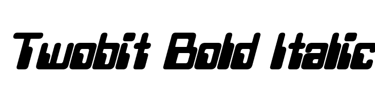 Twobit Bold Italic  नि: शुल्क फ़ॉन्ट्स डाउनलोड
