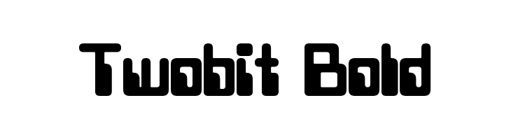 Twobit Bold  नि: शुल्क फ़ॉन्ट्स डाउनलोड