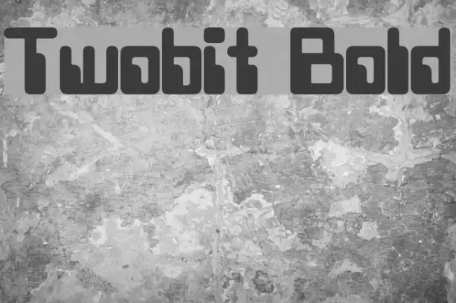 Twobit Bold Font examples