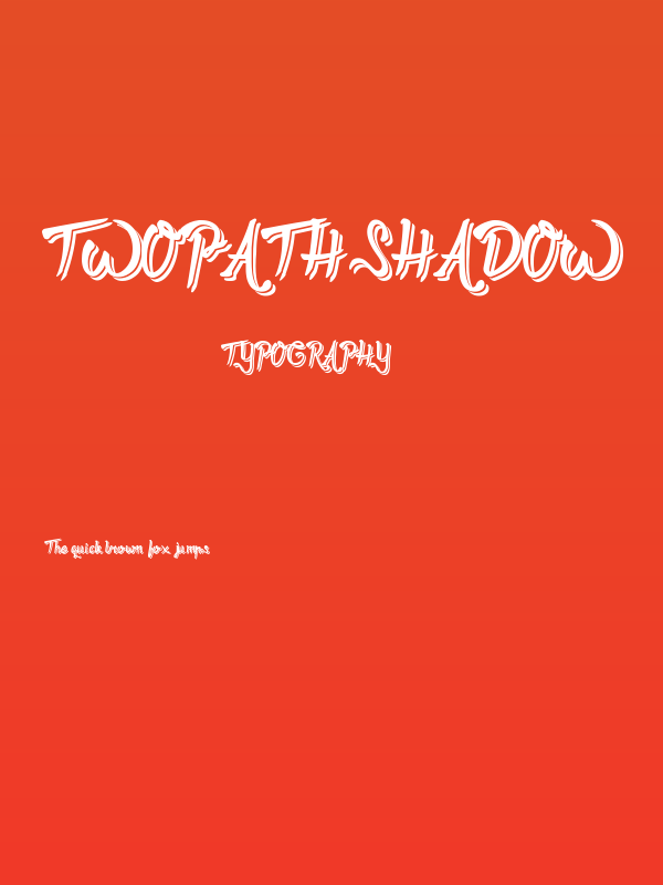 Twopath Shadow Poster