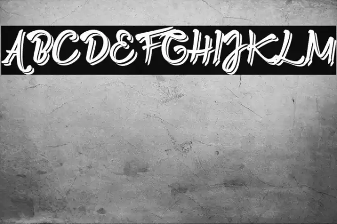 Twopath Shadow Font examples