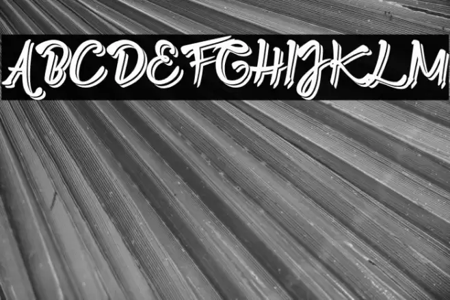 Twopath Shadow Font examples