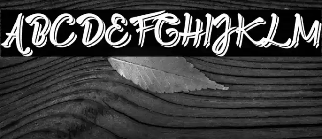 Twopath Shadow Font examples