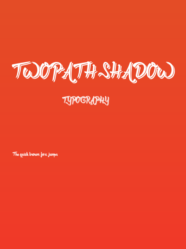 Twopath Shadow Poster