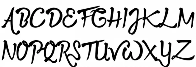 Twopath フォント 大文字