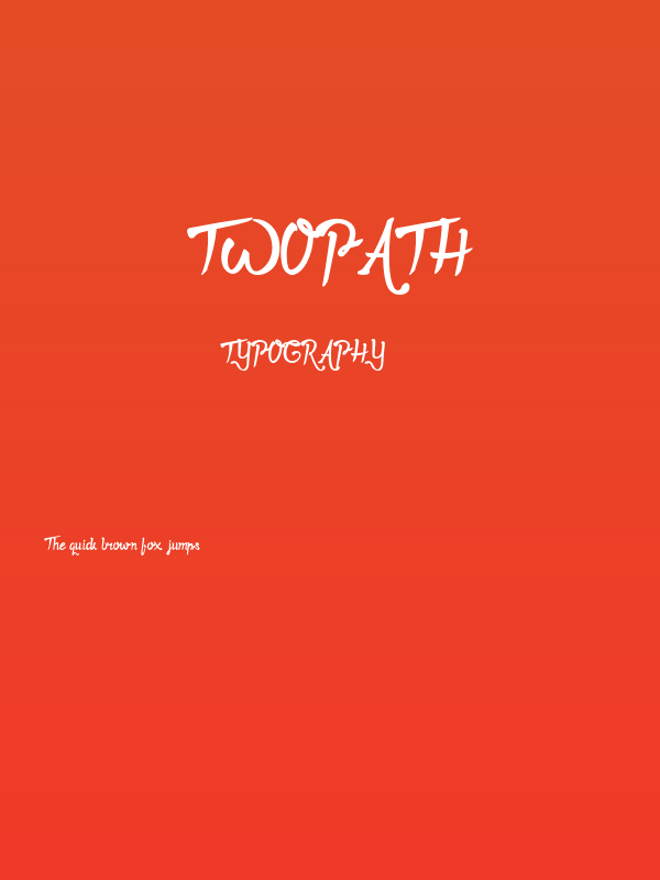 Twopath Poster