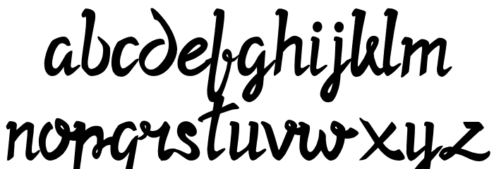 Twopath Font LOWERCASE