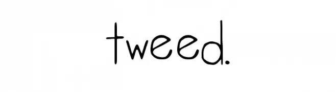 tweed.  font caratteri gratis